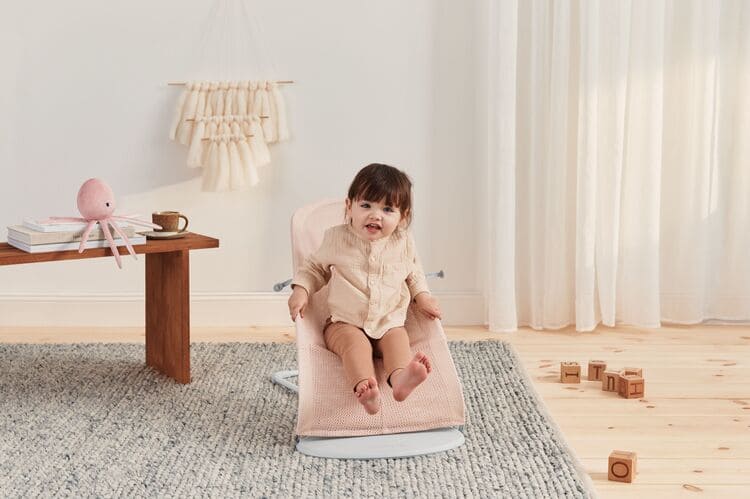 BabyBjörn Ležaljka za bebe Soft Pearly Pink/White, Mash - Image 12