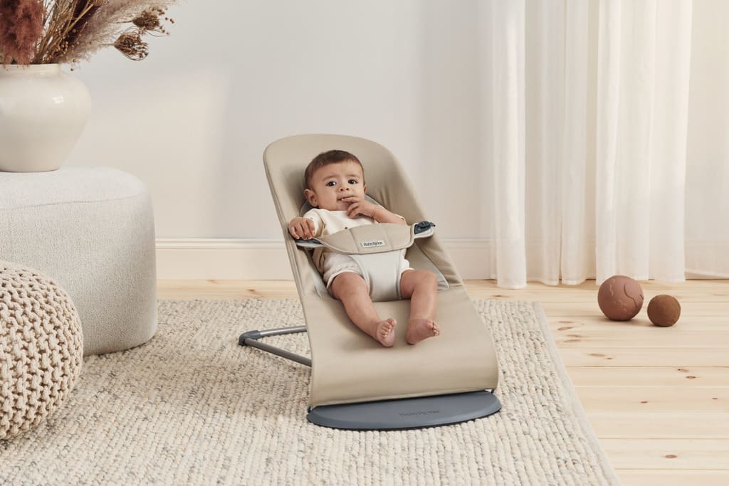 BabyBjörn Ležaljka za bebe Soft Khaki/Beige, Woven - Image 9