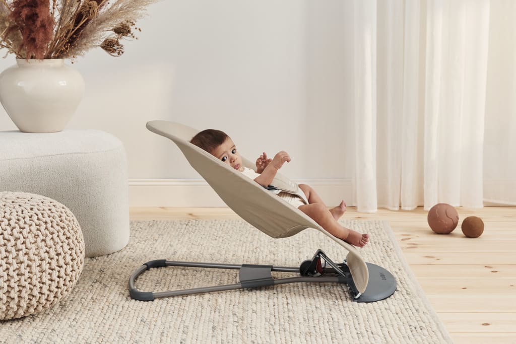 BabyBjörn Ležaljka za bebe Soft Khaki/Beige, Woven - Image 8