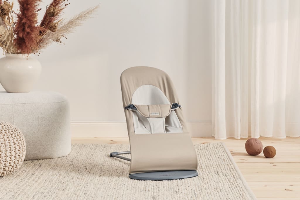 BabyBjörn Ležaljka za bebe Soft Khaki/Beige, Woven - Image 6