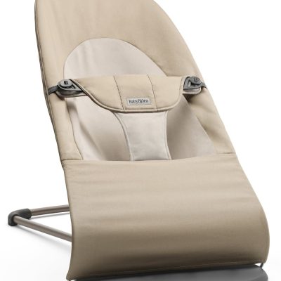 BabyBjörn Ležaljka za bebe Soft Khaki/Beige, Woven
