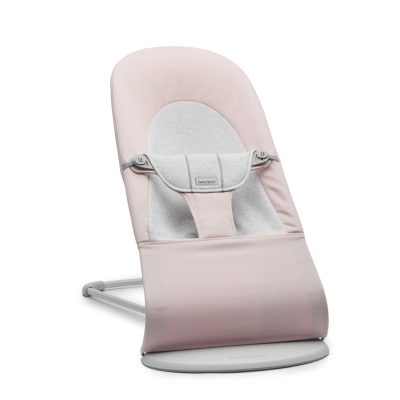 BabyBjörn Ležaljka za bebe Soft Light pink/Gray, Woven/Jersey
