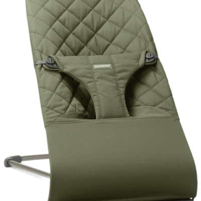 BabyBjörn Ležaljka za bebe Bliss Classic quilt, Dark Green, Woven