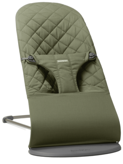 BabyBjörn Ležaljka za bebe Bliss Classic quilt, Dark Green, Woven