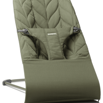 BabyBjörn Ležaljka za bebe Bliss Petal quilt, Dark Green, Woven