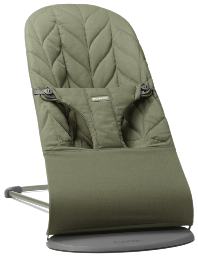 BabyBjörn Ležaljka za bebe Bliss Petal quilt, Dark Green, Woven
