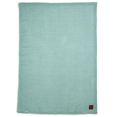 Elodie Tanka pletena dekica – Aqua Turquoise - Image 3