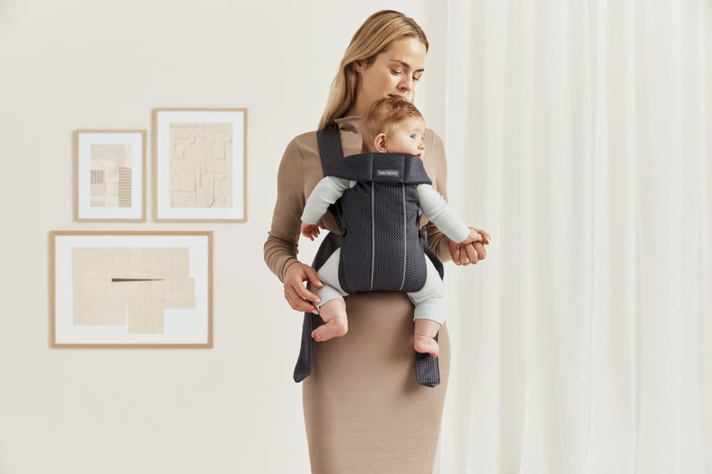 BabyBjörn Nosiljka za bebe Mini Anthracite, 3D Mesh - Image 2