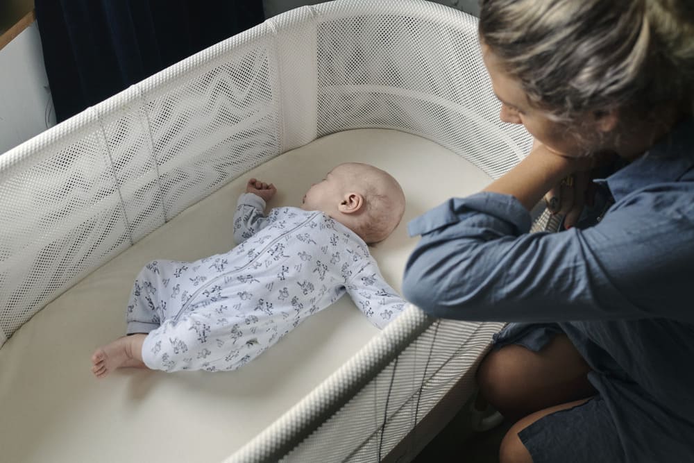 BabyBjörn Prekrivač (čaršaf) krevetić Baby Crib, White - Image 2