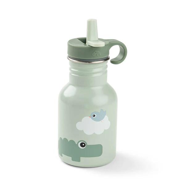 Done by Deer Bočica od nerđajućeg čelika sa slamkom 350 ml Playground Green - Image 3