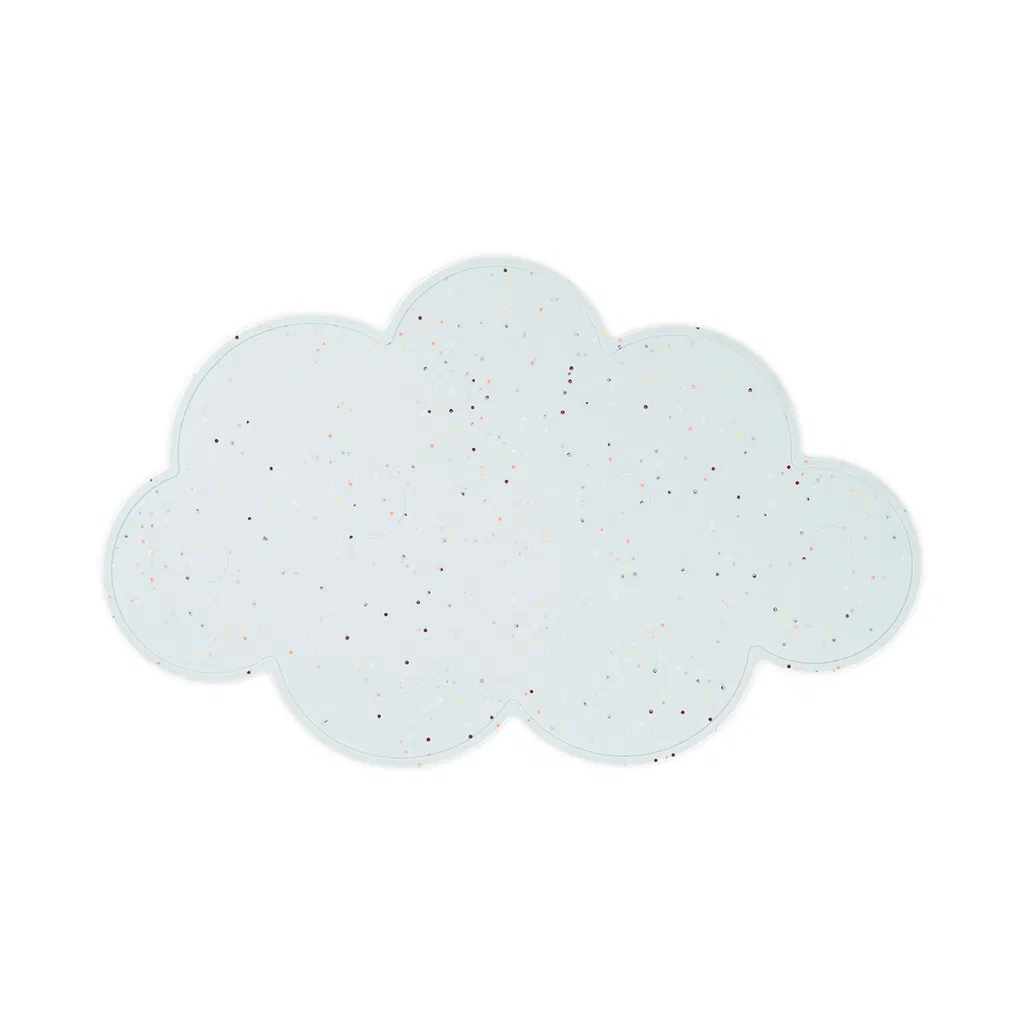 Done by Deer Silikonski podmetač Confetti Blue
