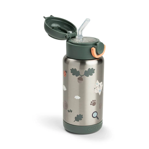 Done by Deer Termos boca 340ml Tiny trails Green - Image 3