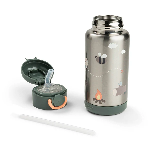 Done by Deer Termos boca 340ml Tiny trails Green - Image 4
