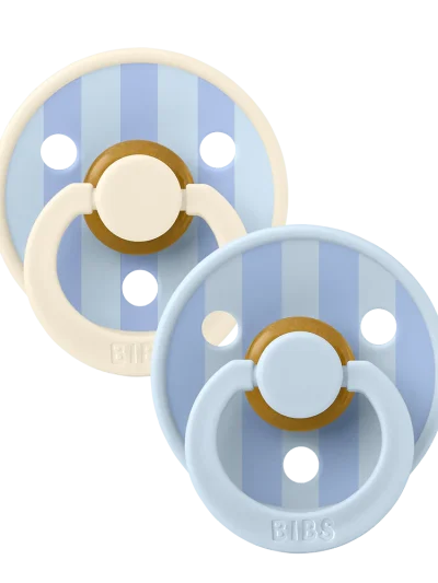 BIBS cucle Studio colour Block Baby blue Dusty blue 2kom (6-18m)
