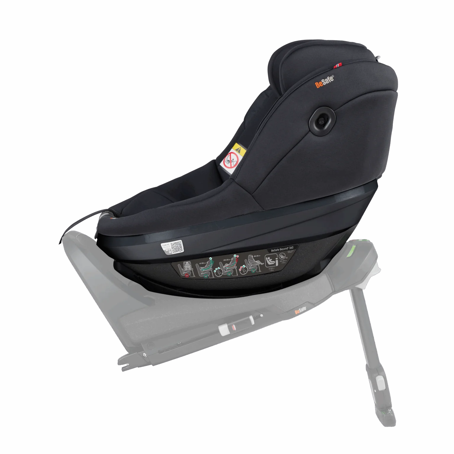 BeSafe Autosjedalica Beyond² 360, Black Soft Breeze - Image 5