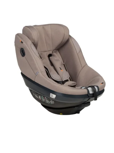 BeSafe Autosjedalica Beyond² 360, Dark Sand Soft Breeze