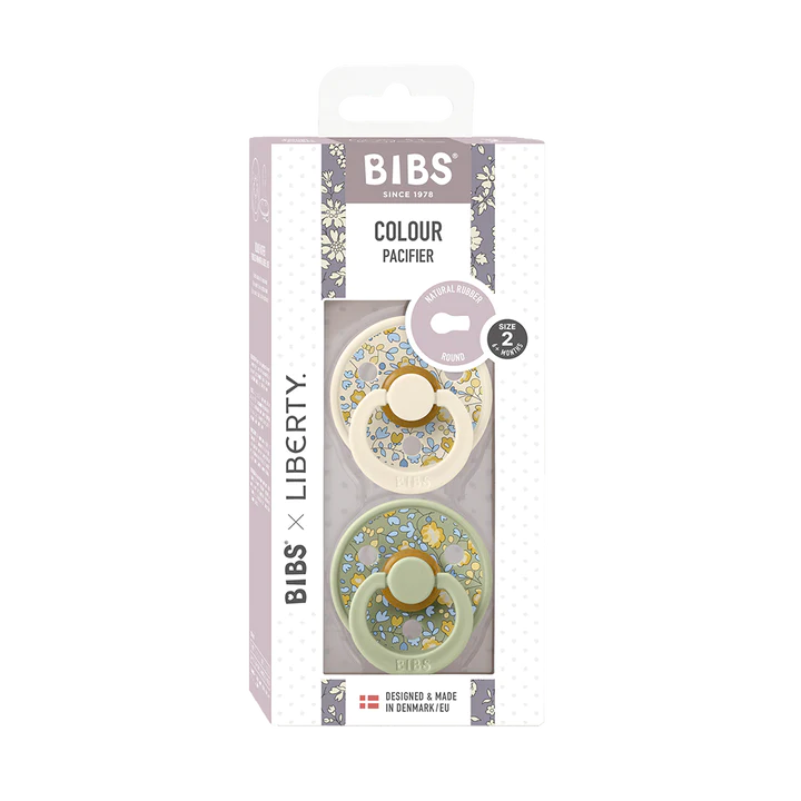 BIBS x LIBERTY cucle Eloise Sage mix (0-6m) - Image 2
