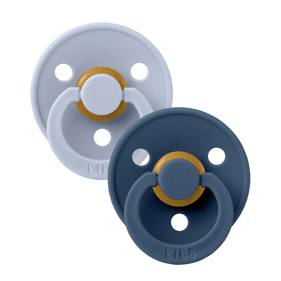 BIBS cucle Dusty Blue & Steel Blue (0-6m) 2kom