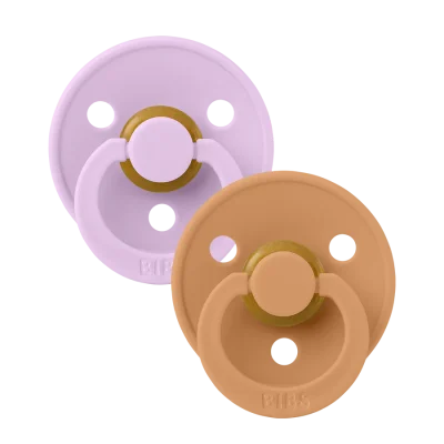 BIBS cucle Violet Sky & Pumpkin 2kom (0-6m)
