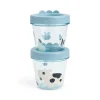 Dječije posudice za hranu - set od 2 komada Tiny farm Blue