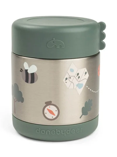 Done by Deer Termo posuda za hranu Tiny trails Green (300ml)
