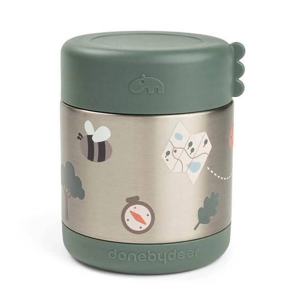 Done by Deer Termo posuda za hranu Tiny trails Green (300ml)