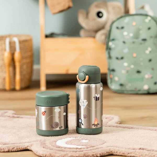Done by Deer Termo posuda za hranu Tiny trails Green (300ml) - Image 5