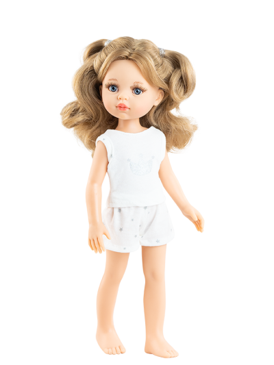 Paola Reina lutka Carla kovrdžava kosa, Amiga Pyjama 32cm