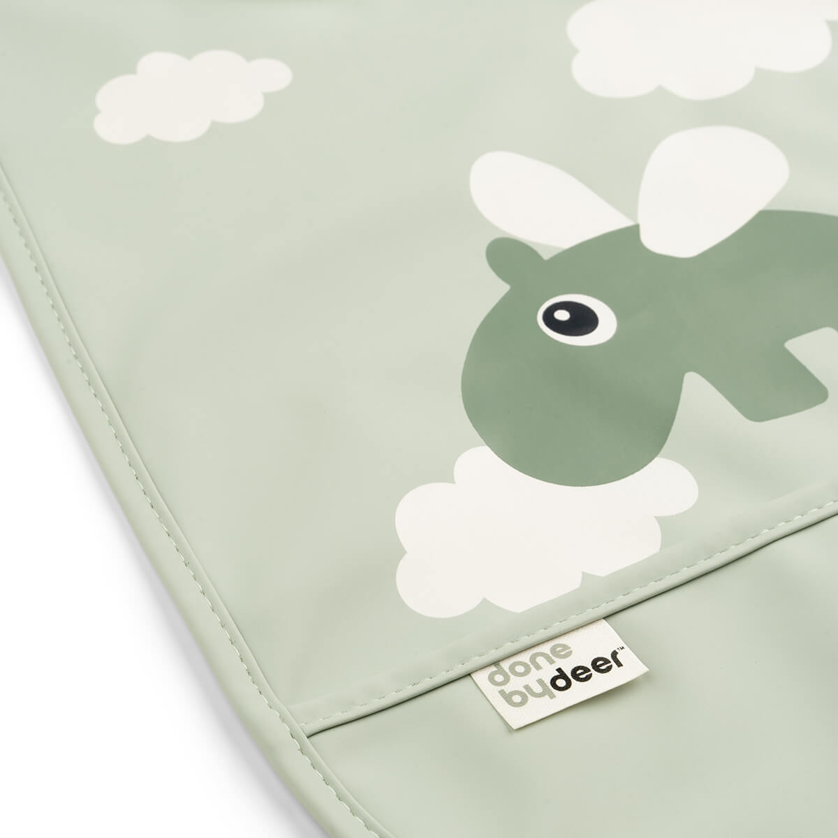 Done by Deer Siperak s čičak trakom Happy clouds Green - Image 2
