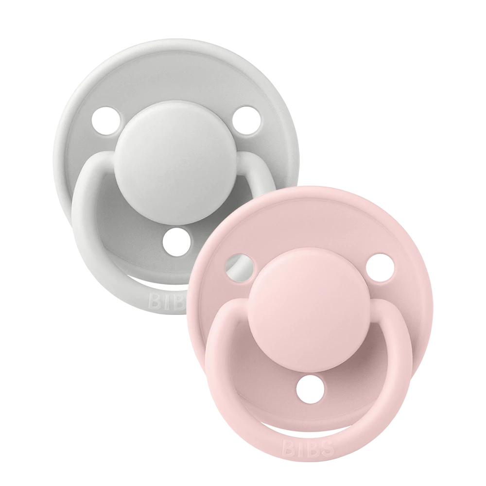 Bibs De Lux cucle Haze & Blossom Silicone (0-36m) 2kom