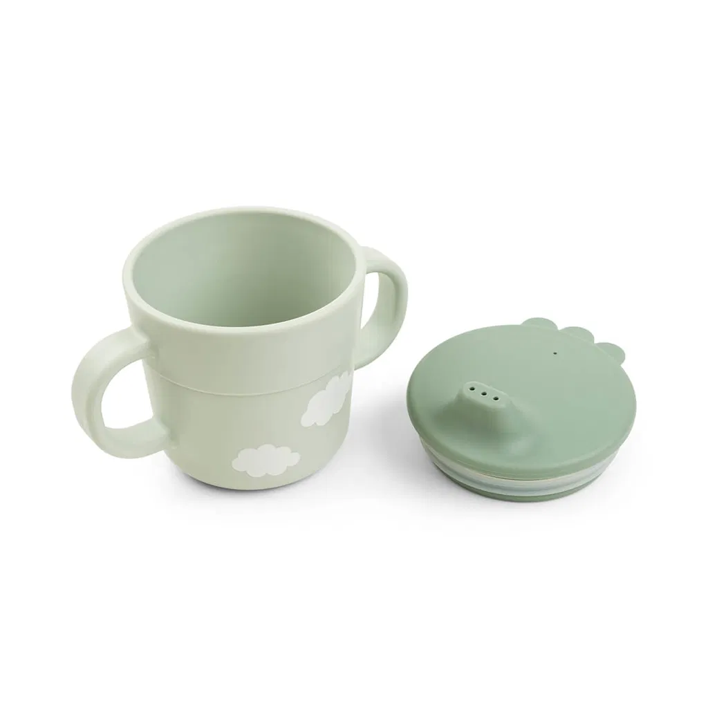 Done by Deer Foodie set za prvi obrok Happy clouds Green - Image 3