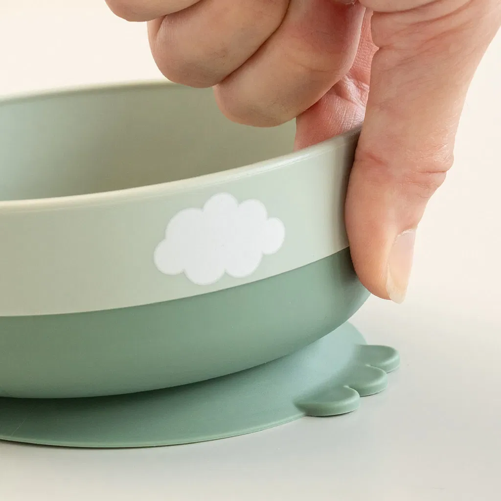 Done by Deer Foodie set za prvi obrok Happy clouds Green - Image 9