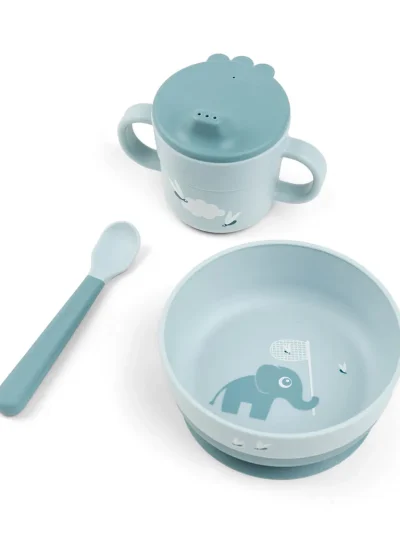 Done by Deer Foodie set za prvi obrok Elphee Blue