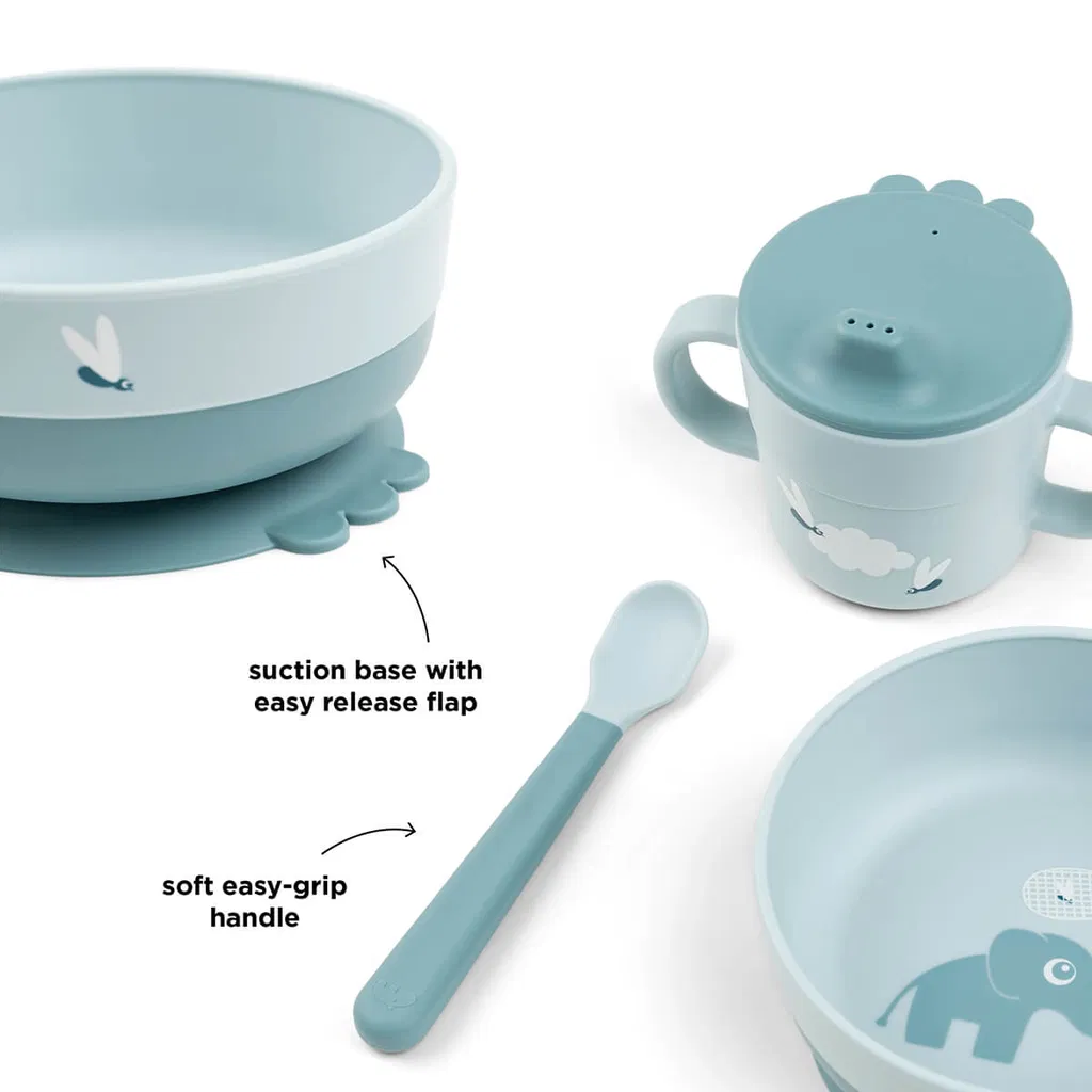 Done by Deer Foodie set za prvi obrok Elphee Blue - Image 6