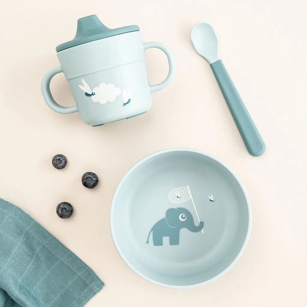 Done by Deer Foodie set za prvi obrok Elphee Blue - Image 7
