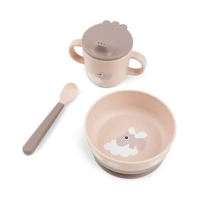 Done by Deer Foodie set za prvi obrok Happy clouds Powder