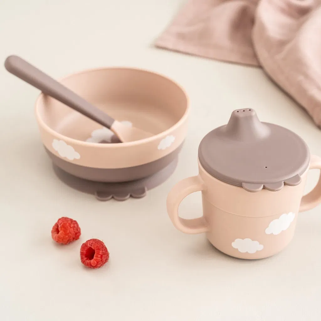 Done by Deer Foodie set za prvi obrok Happy clouds Powder - Image 2