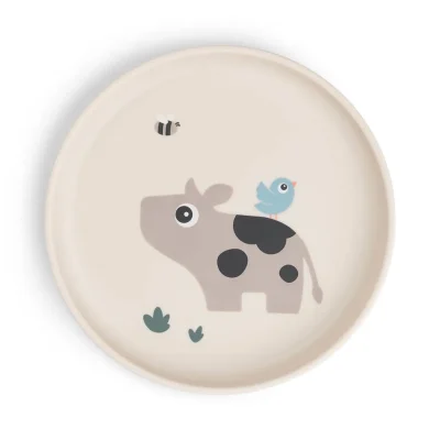 Done by Deer Foodie protuklizni tanjir Tiny farm Sand