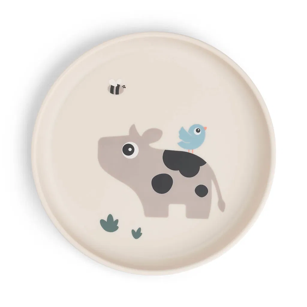 Done by Deer Foodie protuklizni tanjir Tiny farm Sand