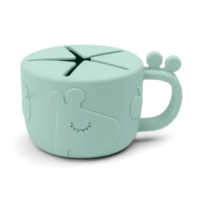 Done by Deer Silikonska čaša za grickalice Peekaboo Raffi Blue