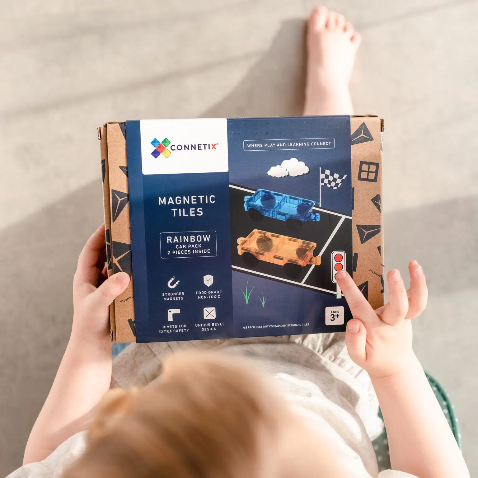 Connetix Tiles Rainbow Car set (2 kom) - Image 5