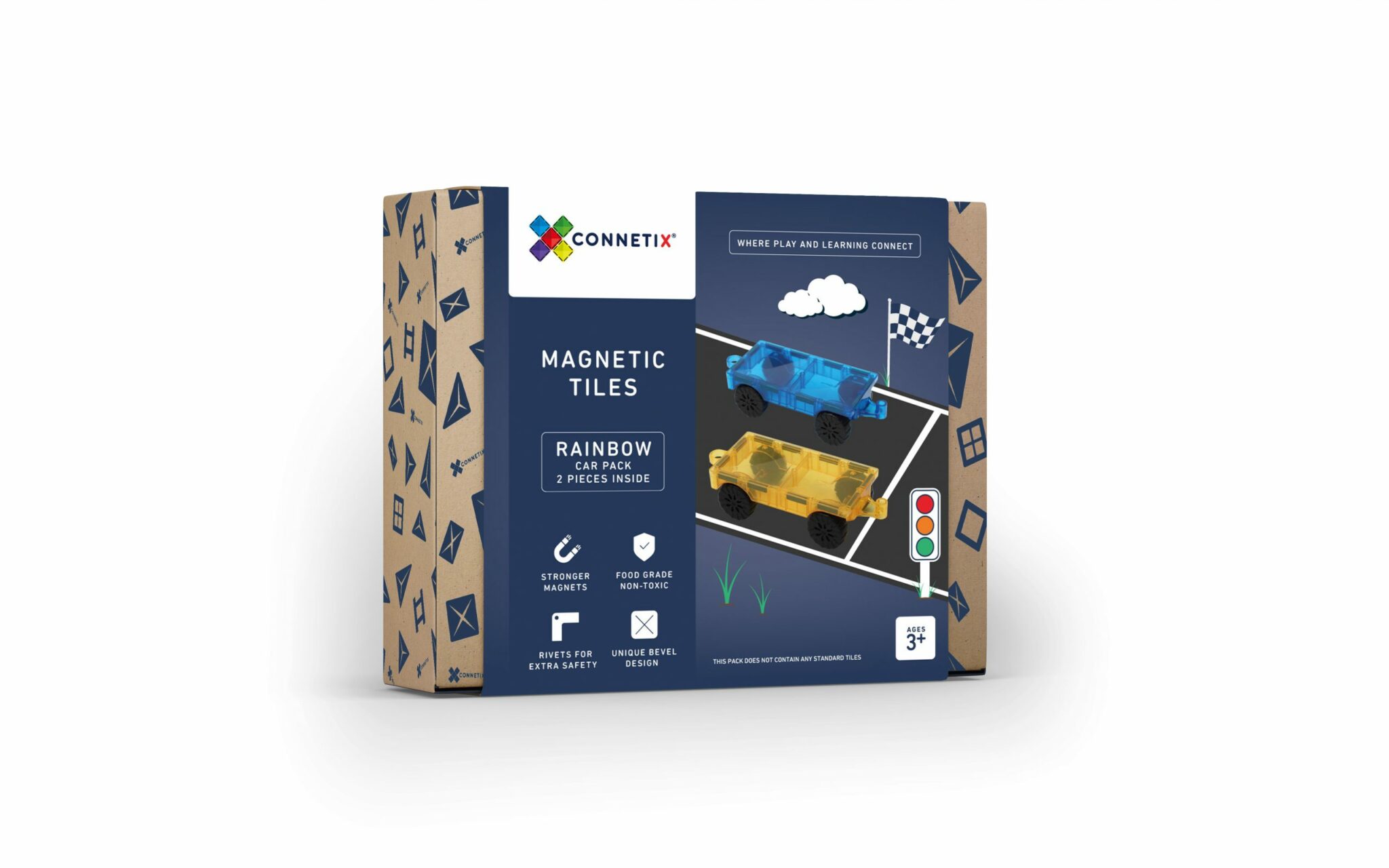 Connetix Tiles Rainbow Car set (2 kom)