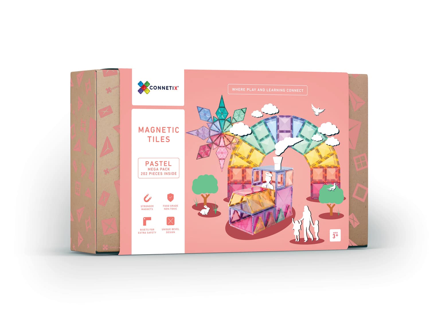 Connetix Tiles Pastel Mega set (202 kom)