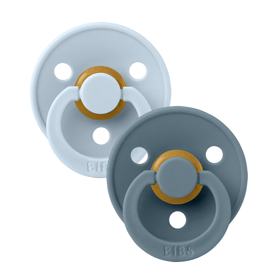 BIBS cucle Simetrične Baby blue & Petrol 2kom (0-6m)