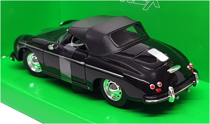 Welly Porsche 356A Speedster – crni metalni model 1:24 - Image 5
