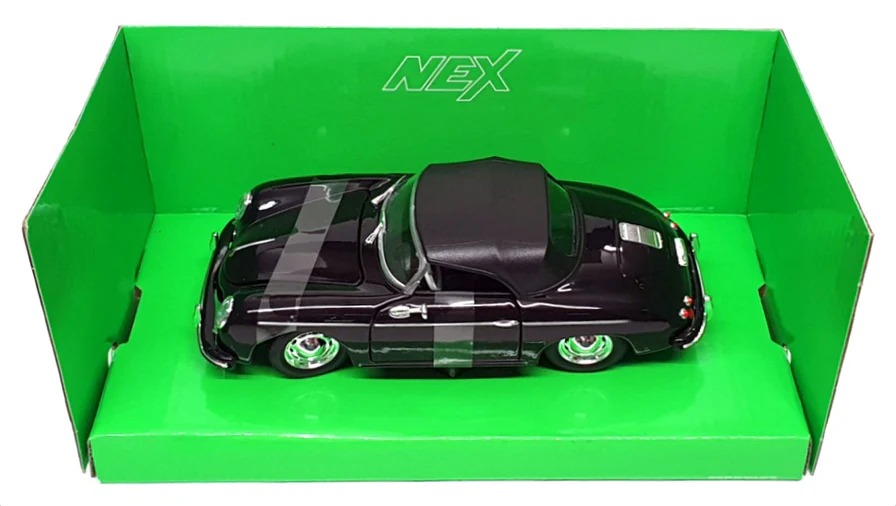 Welly Porsche 356A Speedster – crni metalni model 1:24 - Image 7
