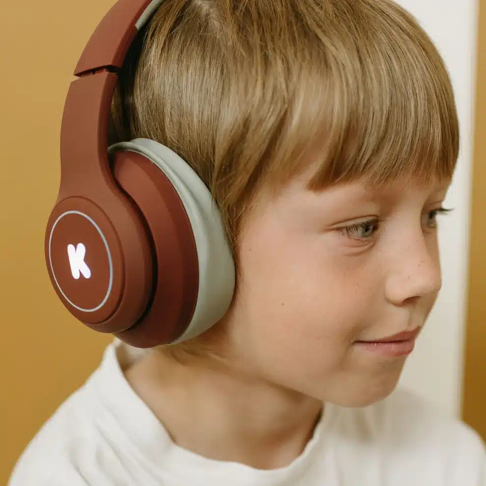 Kidywolf K-EARS Bluetooth slušalice za djecu i tinejdžere 85 dB Red Dark - Image 2