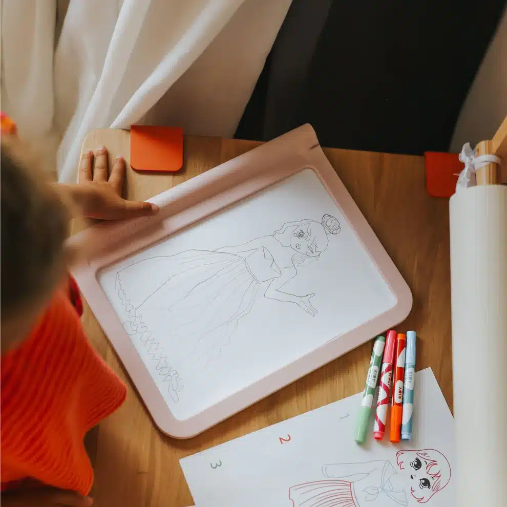 Kidywolf KIDYDRAW PRO Svjetleća tabla za crtanje i pisanje Pink - Image 2
