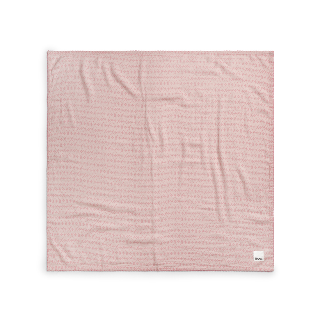 Elodie Mekana bambus muslin dekica 80×80 – Embroidery Anglaise Pink - Image 3