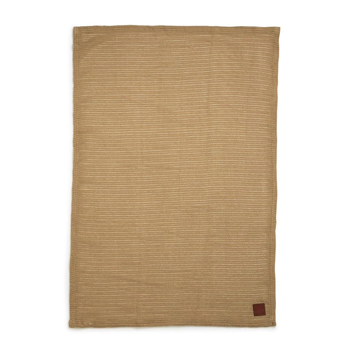 Elodie Tanka pletena dekica – Pure Khaki - Image 3